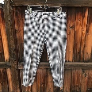 WHBM gingham crop 10
